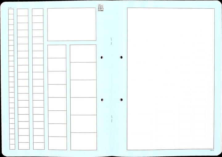 Actual product image Oxford Number learning notebook, A4 landscape (A4, Hardcover)