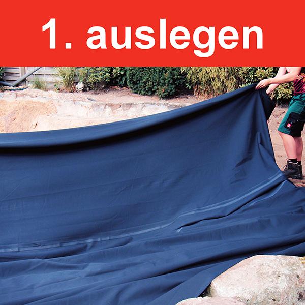 Produktbild Kobre Pond Teichfolie aus EPDM-Kautschuk, dauerelastisch und UV-beständig
