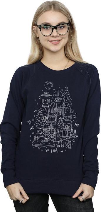 Image du produit Star Wars - Sweat EMPIRE CHRISTMAS - Femme (XXL)