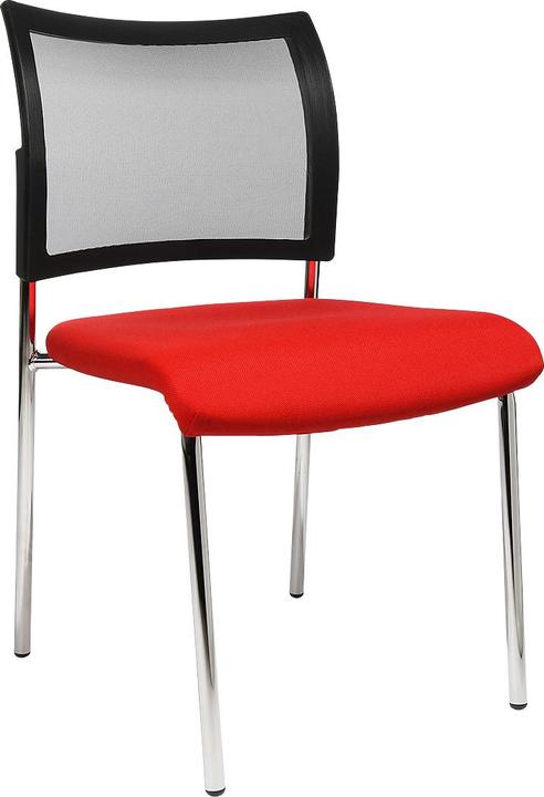 Produktbild Topstar Besucherstuhl, 4-Fuss, Netz oder Polster, ohne Armlehnen, im 2er-Set