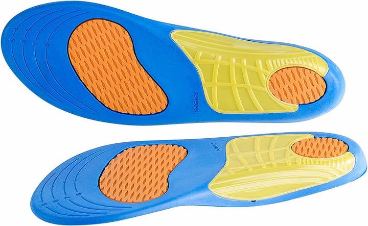 Actual product image Pearl Sports shoe insoles with padded heel and ball region