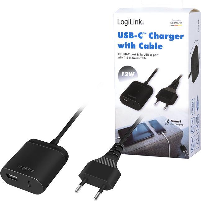 Image du produit LogiLink Fiche d'adaptation USB avec câble fixe (12 W)