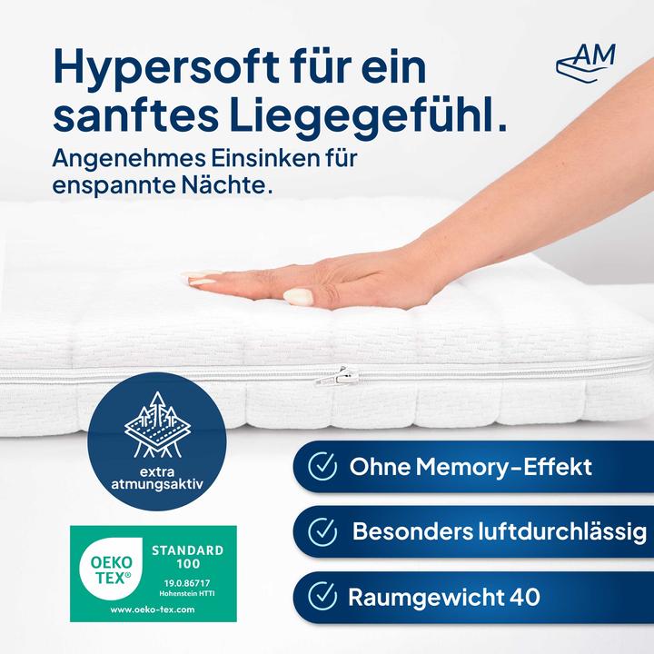 Produktbild AM Qualitätsmatratzen Premium Komfortschaum (110 x 200 cm)