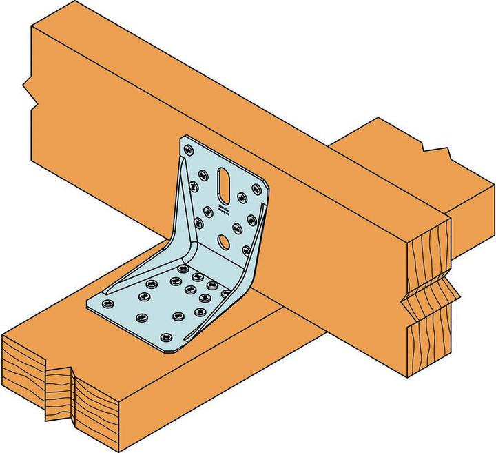 Immagine prodotto Simpson Sst Angoli SST ABR 100, acciaio zin.al fuoco (Connettore angolare, 1 pz.)