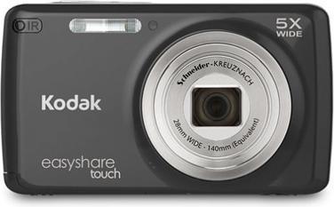 Kodak Easyshare Touch M577, 14 MP, 5x Zoom, HD, Schwarz (1/2,3'')