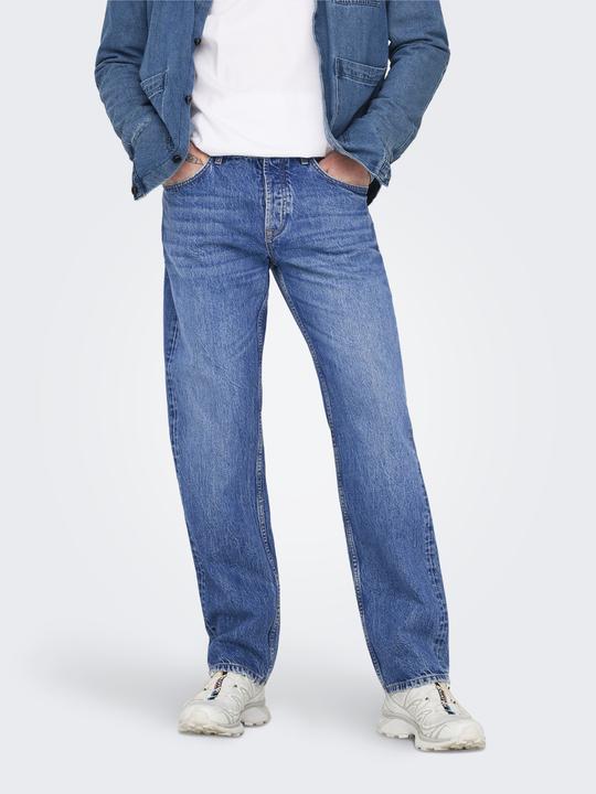 Immagine prodotto Only & Sons Jeans taglio dritto a vita media Jeans dalla vestibilità regolare (34)