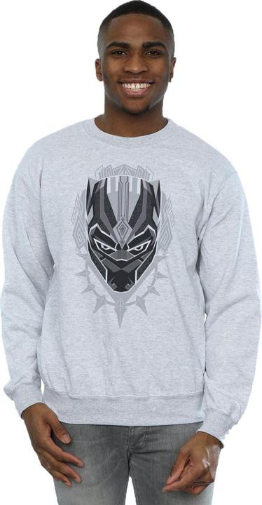 Image du produit Mens Black Panther Head Cotton Sweatshirt (XL)