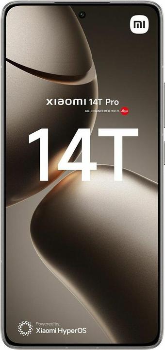 Produktbild Xiaomi 14T Pro (512 GB, Titan Gray, 6.67", Dual SIM, 50 Mpx, 5G)