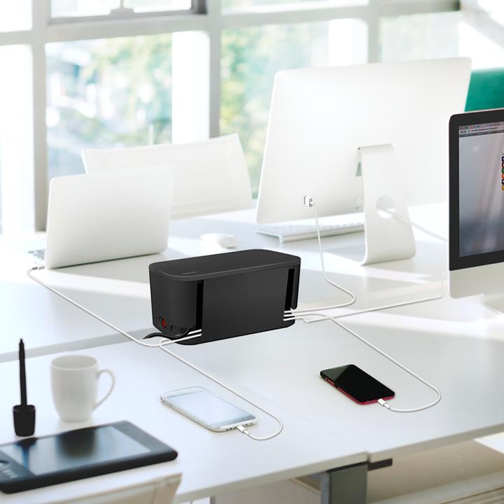 Produktbild LogiLink Kabelbox mit 5-fach-Steckdosenleiste Schuko