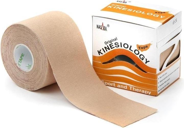 Actual product image Mikros NASARA Kinesiology Tape Beige 5cmx5m, 1 pc PFL (5 m)