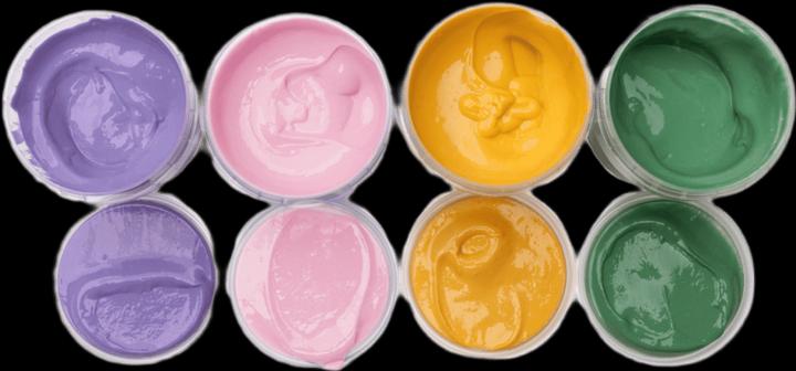 Image du produit Neogrün Peinture au doigt Luka (Jaune, Violet, Vert, Pink)