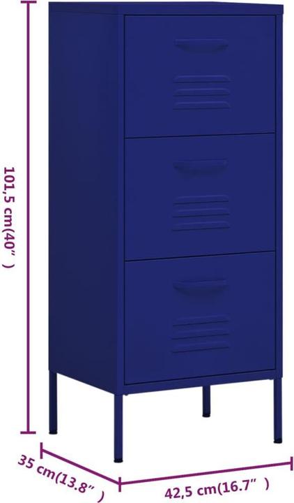 Immagine prodotto VidaXL Nalren (42,5 x 35 x 101,5 cm)