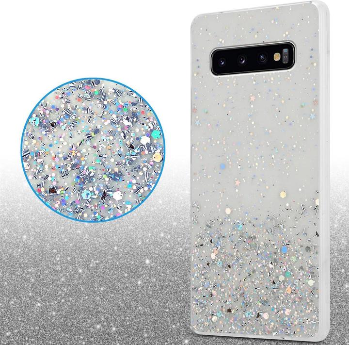 Actual product image Cadorabo TPU cover sparkling glitter (Samsung Galaxy S10)