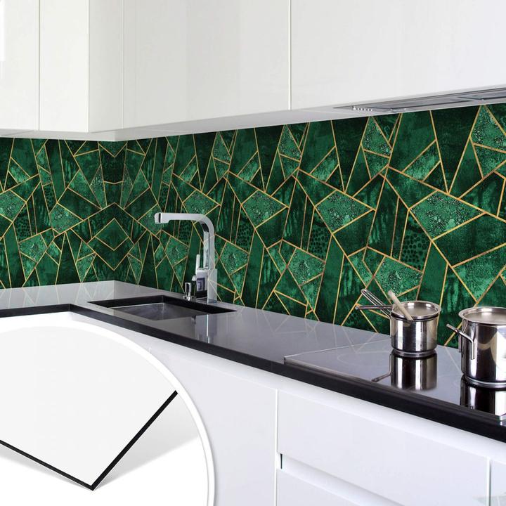 Actual product image Trenddeko Dark green emerald (200 x 50 cm)