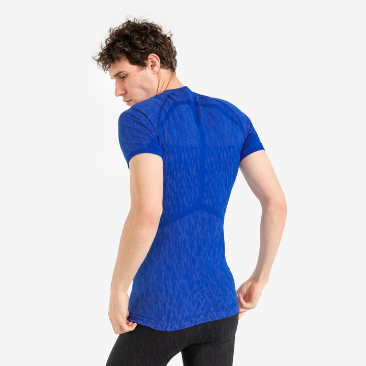 Image du produit Kipsta T-shirt fonctionnel Thermo manches courtes femme/homme - Keepdry bleu (XXL)