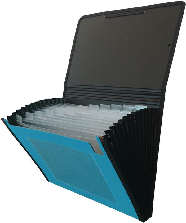 Kolma Fächermappe A4 superstrong 12 Tabs blau (A4, 1 x)