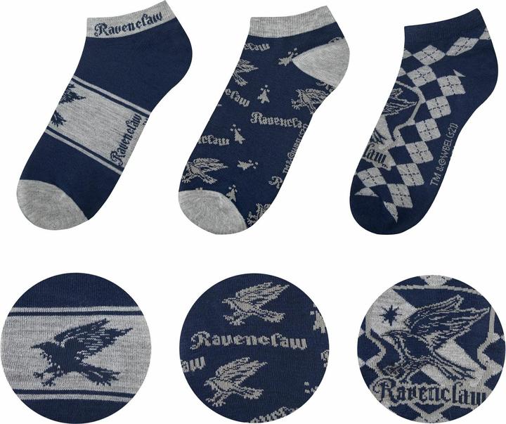 Cinereplicas Harry Potter: Ravenclaw (3 Paare) (3er Pack, 40)