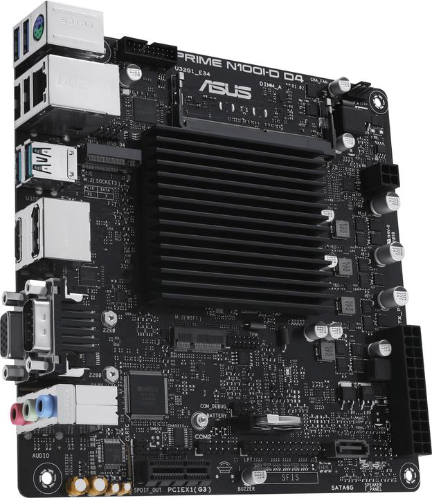 Produktbild ASUS Prime N100I-D D4 (NA (integrated CPU), Mini-ITX)