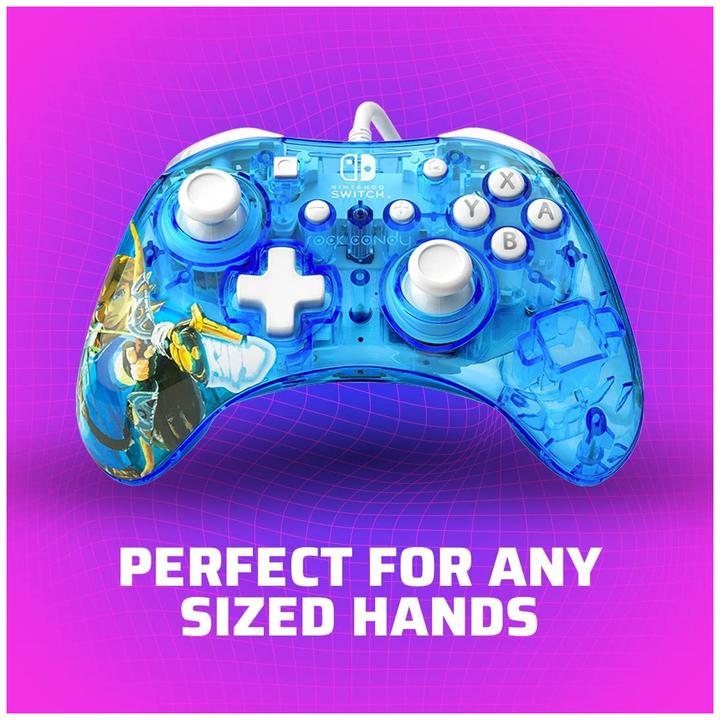 Actual product image PDP Rock Candy Wired Controller: Berry Brave Link (Switch OLED, Switch Lite, Switch)