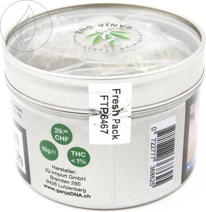 Immagine prodotto IQ Import Ganja DNA Apple Kush 10g Nuovo 2022 (59.90 g, Esterno)