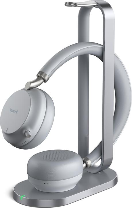 Immagine prodotto Yealink BH72 Teams + BHC76, Sans fil, 20 - 20000 Hz, Bureau/Centre d'appels, 189 g, Casque, Gris cla (Senza fili, USB-C)