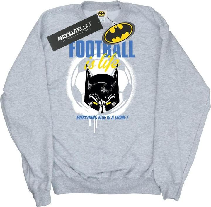 Image du produit - Sweat BATMAN FOOTBALL IS LIFE - Garçon (152, 158)