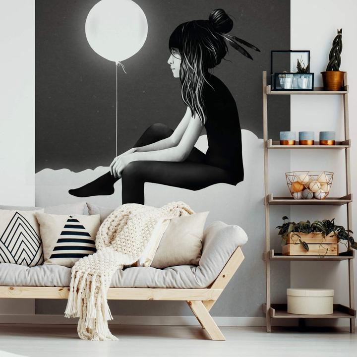 Immagine prodotto Trenddeko Non esiste nulla di notte - pallone luminoso (192 x 260 cm)