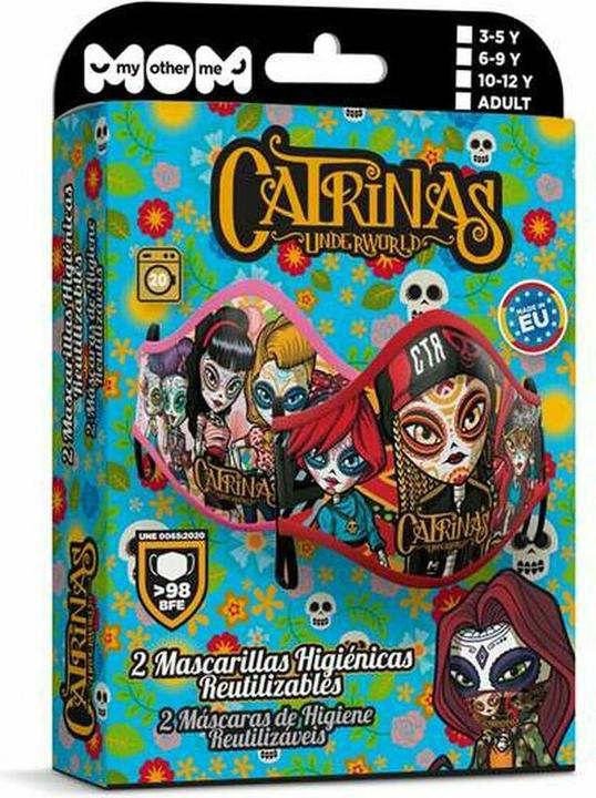 Produktbild My Other Me Hygienische Maske Catrinas 2 Stück Catrina (2 x)