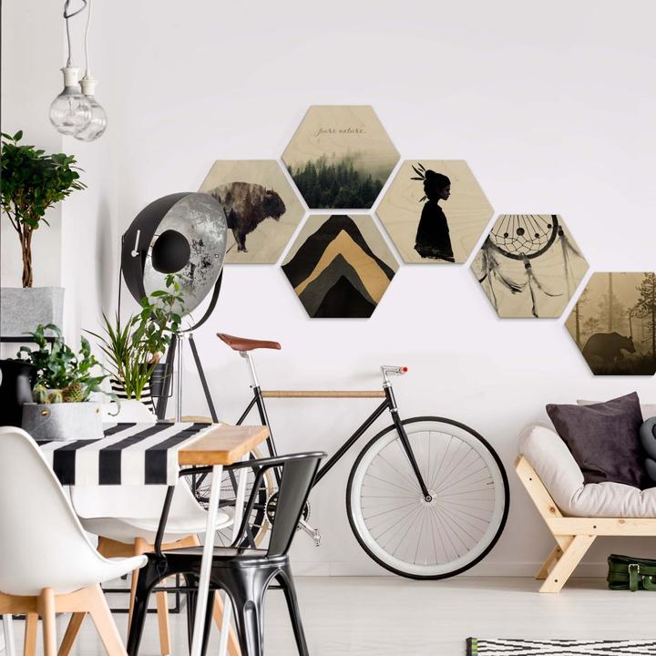 Actual product image Trenddeko Fog in the morning (35 x 30 cm)
