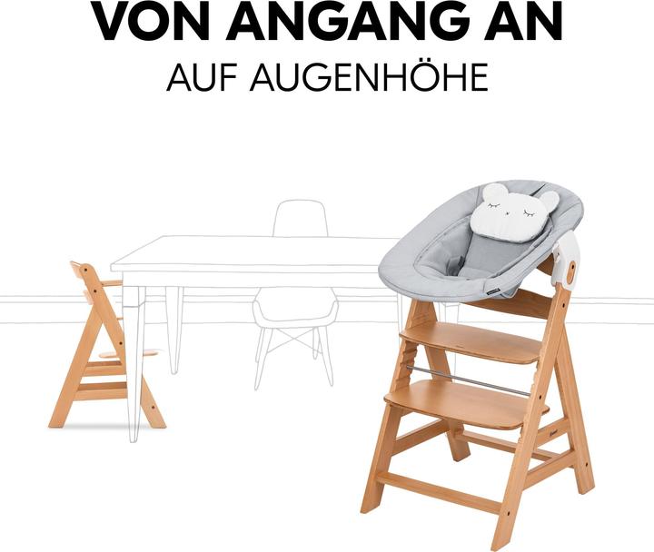Actual product image Hauck Alpha Newborn Set Pre Nature (Highchair)