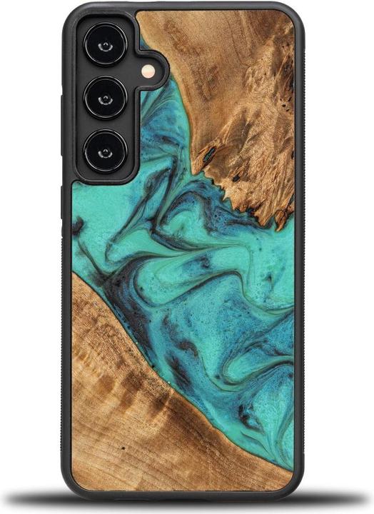 Immagine prodotto INNE Custodia Bewood Unique per Samsung Galaxy S24 Plus Turchese (Samsung Galaxy S24+)