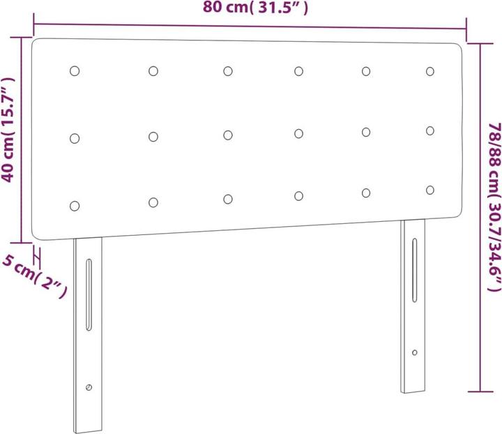 Produktbild VidaXL Jeanette (90 x 5 x 88 cm)