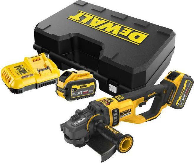 DeWalt DCG460X2 FLEXVOLT Accu Haakse Slijper 230mm 54V 9.0Ah in case (230 mm)