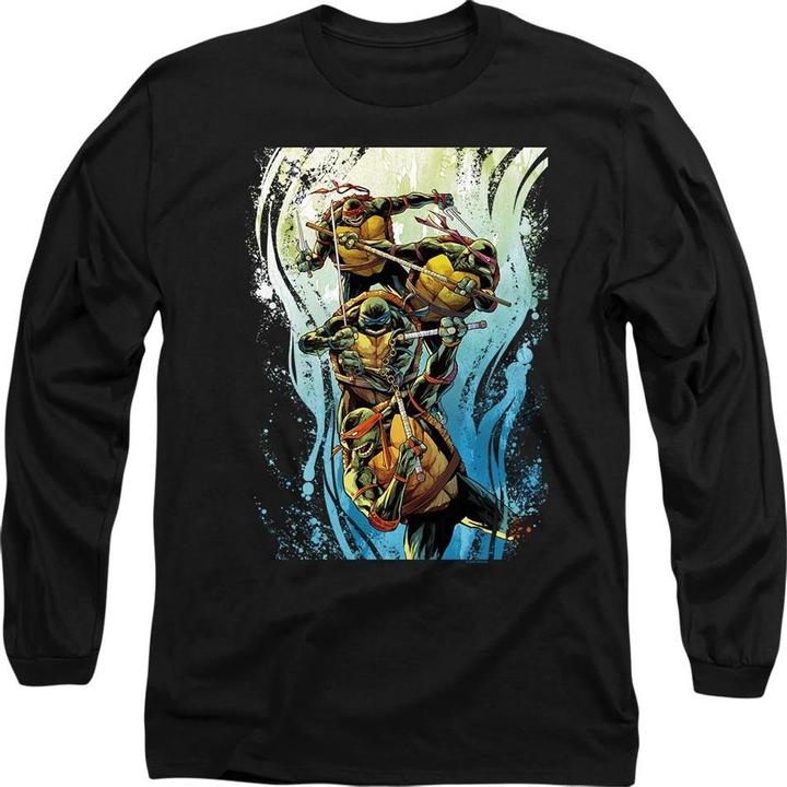 Image du produit Teenage Mutant NT - T-shirt COOL RAINBOW WARRIORS - Adulte (XL)