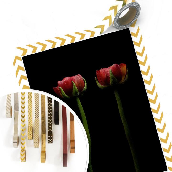 Immagine prodotto Trenddeko Due ranuncoli rossi (24 x 30 cm)