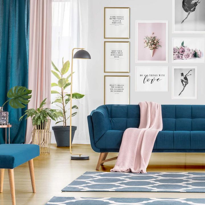 Produktbild Trenddeko Violette Pfingstrosen (30 x 24 cm)