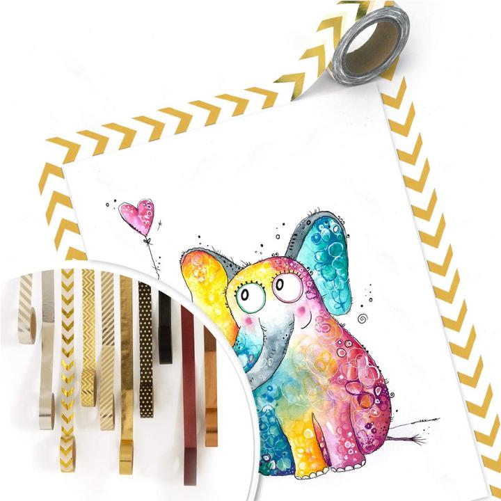 Immagine prodotto Trenddeko Elefante con cuore (30 x 40 cm)
