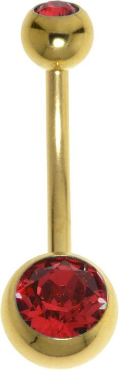 Produktbild Bijouteria Bauchpiercing (Edelstahl, PVD Beschichtung, Swarovski Kristall)