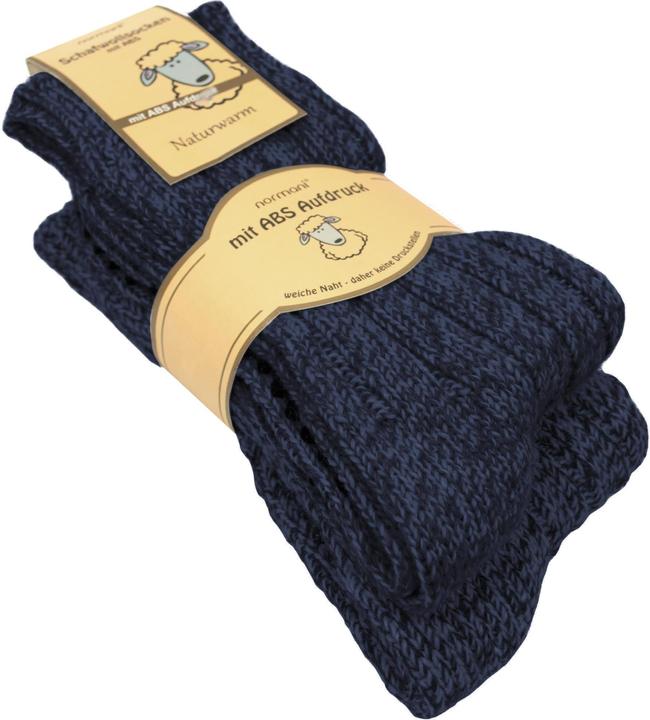 Normani 2 Paar Norwegersocken aus Schafwolle