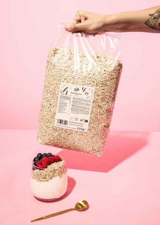 Actual product image KoRo Organic spelt flakes fine leaf (2500 g)