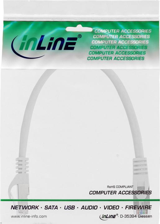 Actual product image InLine Patch cable (S/UTP, CAT5e, 0.25 m)