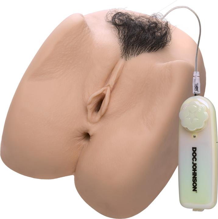 Actual product image Doc Johnson Sasha Grey - Deep Penetration Vibrating Pussy and Ass