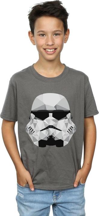 Image du produit Star Wars - T-shirt STORMTROOPER GEOMETRIC HELMET - Garçon (152, 158)