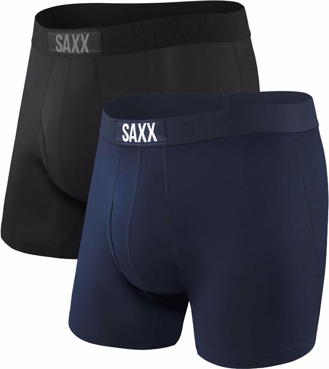 SAXX Underwear Ultra Boxer Brief Fly 2pk Boxer (L, 2er Pack)