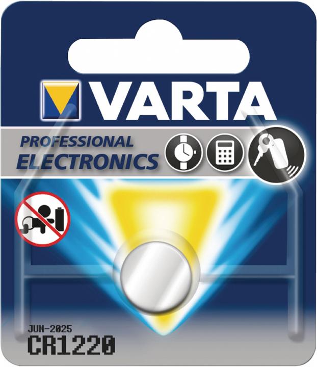 Produktbild Varta Electronics CR1220 (1 Stk., CR1220, 35 mAh)