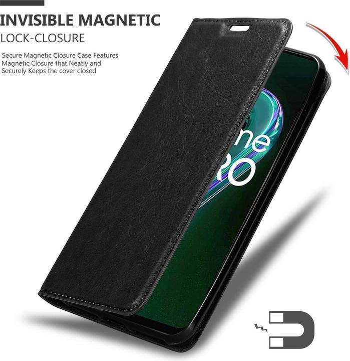 Actual product image Cadorabo Case for Realme 9 5G / 9 PRO / V25 / Q5 / OnePlus Nord CE 2 LITE 5G in Book Invis. Magnet Style (Vivo V25, Realme 9 Pro+, OnePlus North CE 2 Lite 5G)