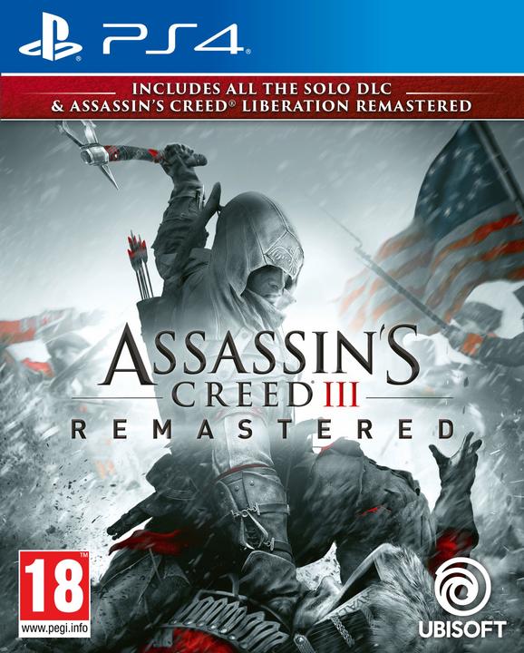 Produktbild Ubisoft Assassin's Creed III (3) + Liberation HD Remaster (PS4, EN)