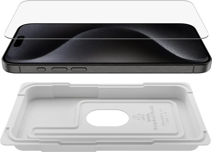 Image du produit Belkin ScreenForce Pro UltraGlass2 (1 pièce(s), Apple iPhone 15 Pro Max)