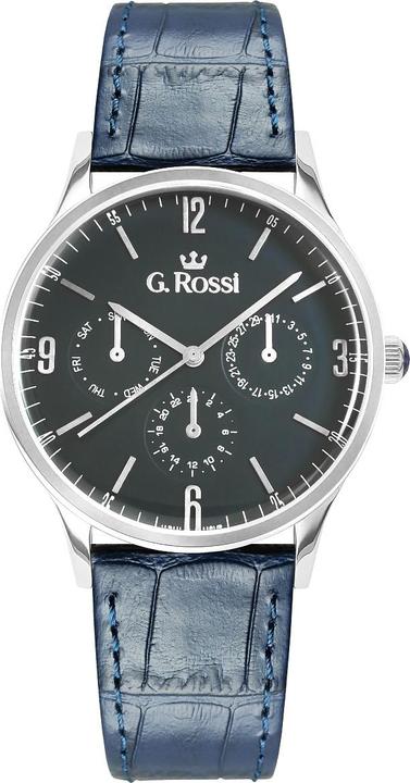Actual product image Gino Rossi watch 10737A-6F1 (zg258e) blue (42 mm)