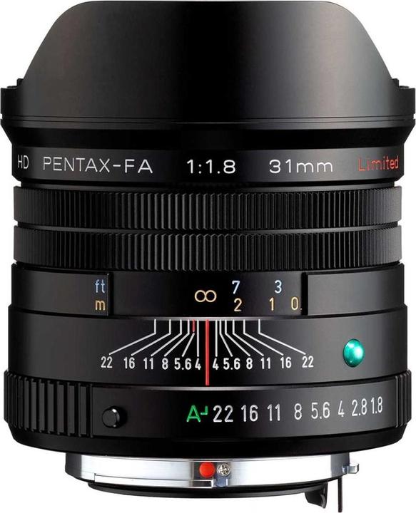 Immagine prodotto Pentax HD FA 31mm f/1.8 Limited (Pentax K, Full-frame)